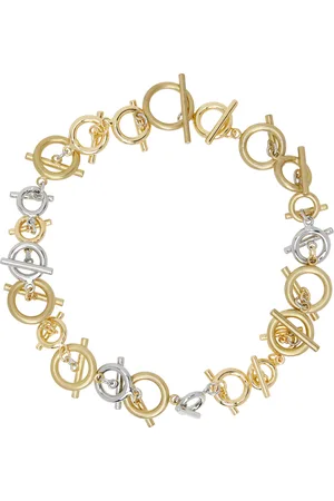 SACAI Gold & Silver Toggle Clasp Necklace