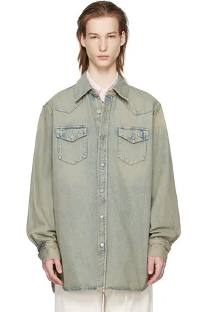 Acne Studios Blue Oversized Denim Shirt