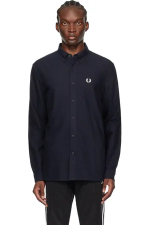 Fred Perry Navy Button Shirt