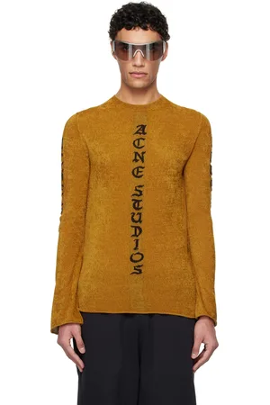 Acne Studios Brown Velour Sweater