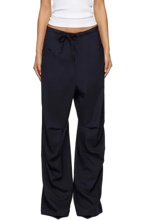 DARKPARK Navy Daisy Light Wool Pants