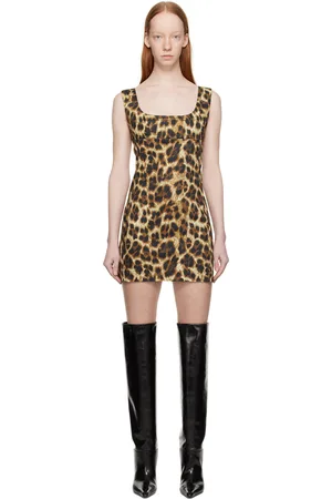 Miaou Brown Vivi Minidress