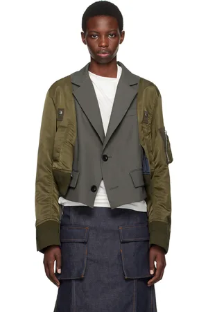 SACAI Khaki Suiting Blazer