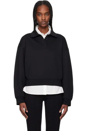 Filippa K Black Sweatshirt Polo