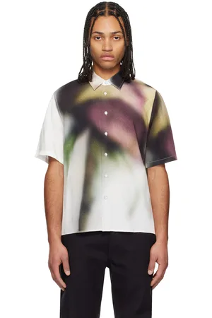 RAG&BONE Off-White Dalton Rose-Print Shirt
