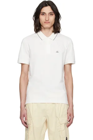 C.P. Company White Patch Polo