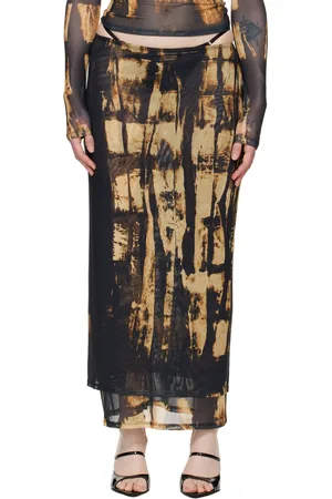 Miaou Black Topanga Maxi Skirt