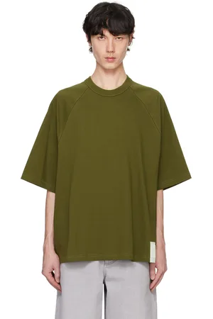 Bottega Veneta Khaki Pima Cotton Jersey T-shirt