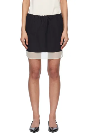 Kijun Sheer Layered Miniskirt