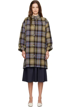 Caro Editions Blue & Brown Suzy Coat
