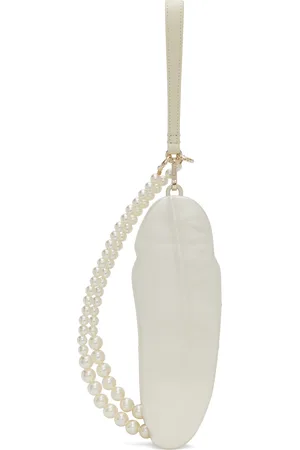 Simone Rocha Off-White Feather Bag