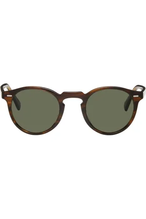 Oliver Peoples Brown Gregory Peck Sunglasses