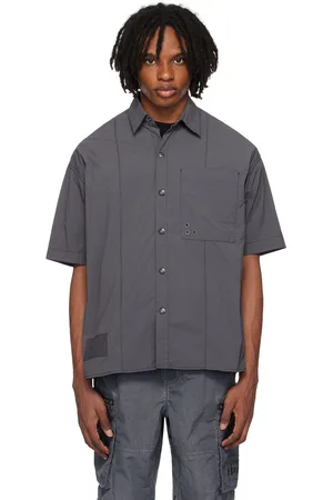 Izzue Gray Cold-Dye Shirt