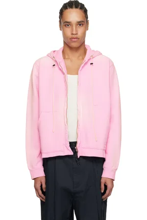 Camiel Fortgens Pink Fitted Zip Hoodie