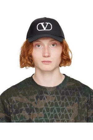VALENTINO GARAVANI Black VLogo Signature Baseball Cap