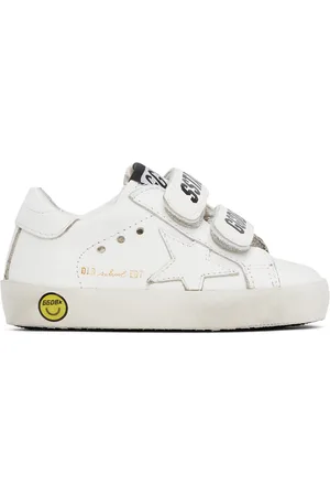 Golden Goose Baby White Old School Sneakers