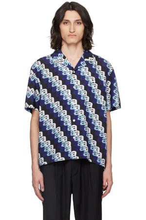 AWAKE NY Navy Printed Shirt