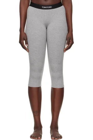 Tom Ford Gray Modal Yoga Short Leggings