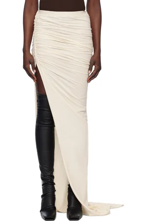 Rick Owens Off-White Hollywood Edfu Maxi Skirt