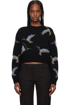 Burberry Cropped Duck Wool Sweater