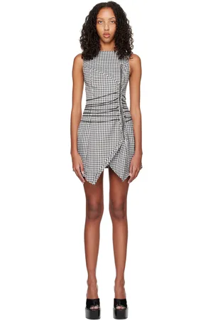Miaou SSENSE Work Capsule – Black & White Celestial Minidress