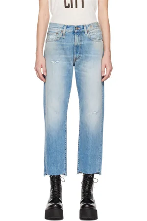 R13 Blue Boyfriend Jeans