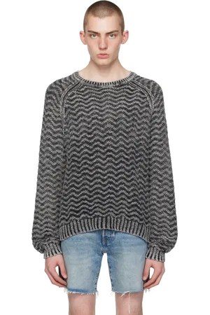 Guess Gray Herringbone Sweater