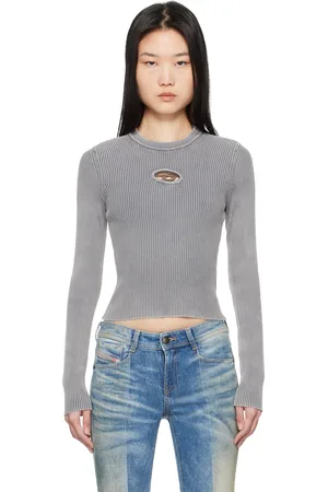 Diesel Gray M-Valary-R Sweater
