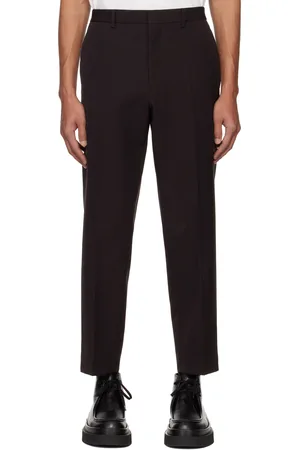 Jil Sander Brown Tapered Trousers