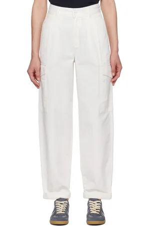 Carhartt White Collins Trousers