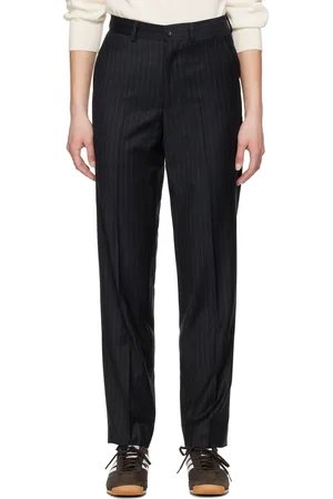 Carter Young Navy Flat Front Trousers