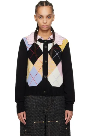 Ganni Multicolor Harlequin Cardigan