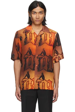 MISBHV Orange Big M Sunset Shirt
