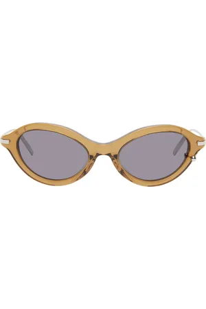 Justine Clenquet SSENSE Exclusive Brown Neve Sunglasses