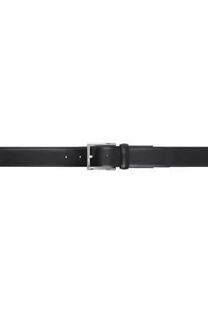 HUGO BOSS Black Concealed Elasticized Leather Belt