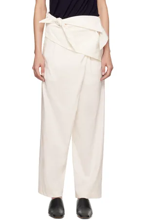 Issey Miyake White Enclothe Trousers