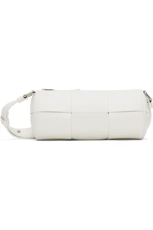 Bottega Veneta White Small Canette Bag