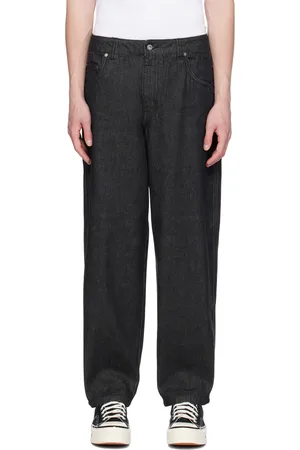 DIME Black Classic Baggy Jeans