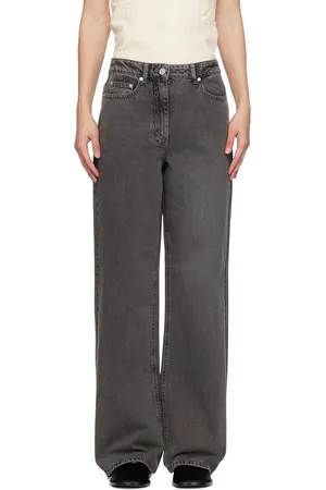 REMAIN Birger Christensen Gray Drapy Jeans
