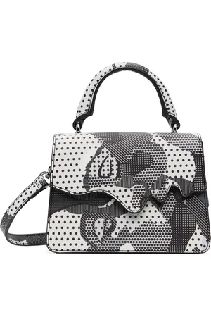 KIDSUPER STUDIOS White & Black Kissing Bag