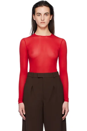 WARDROBE.NYC Sheer Bodysuit