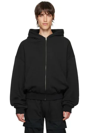 Entire Studios Black Thermal Hoodie