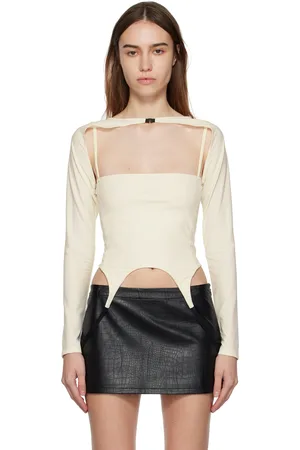 Miaou Off-White Phoenix Long Sleeve T-Shirt