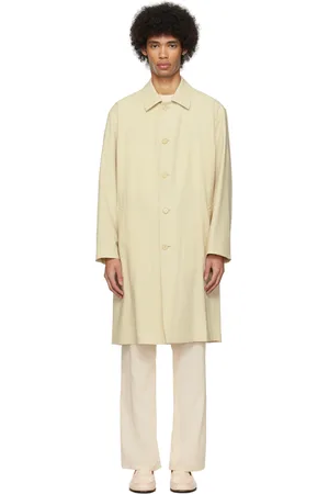 Auralee Off-White Soutien Collar Coat