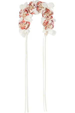 BONPOINT Kids White & Pink Elilou Headband
