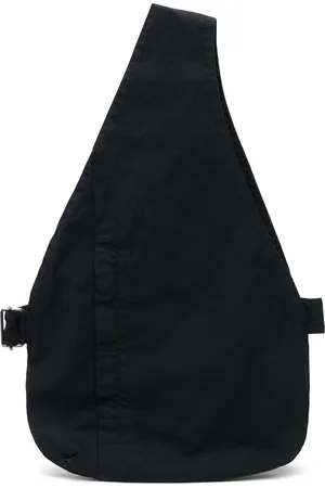 DRIES VAN NOTEN Navy One Shoulder Vest Pouch