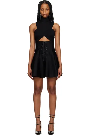 Alaïa Black Corset Mini Skirt