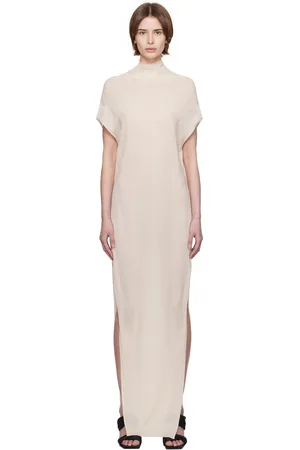 Rick Owens Off-White Hollywood Crater Maxi Dress