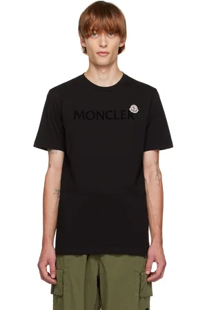 Moncler Black Cotton T-Shirt