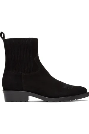 TOGA VIRILIS SSENSE Exclusive Black Embroidered Chelsea Boots